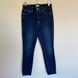 Good American Good Legs Dark Blue Skinny Jeans Size 6/28